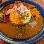 華麗なるもももも - ネパール山椒麻婆豆腐キーマカレーと夏トマトカレー