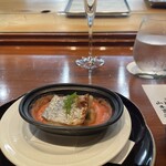 銀座ろくさん亭 - 太刀魚包美焼　
      　　　木の芽