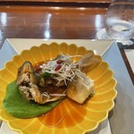 銀座ろくさん亭 - エボ鯛酢取り餡