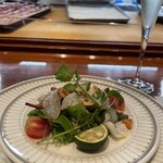 銀座ろくさん亭 - タコのカルパッチョ