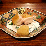 薪鳥新神戸 - 京都 高坂鶏 もも肉 + 土佐酢おろし