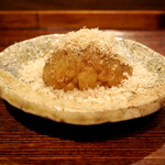 薪鳥新神戸 - 薪焼きマッシュルーム ささみの鳥節がけ