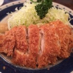 Katsugin - かつ銀で、チキンチーズ味噌カツいただきました。旨いなぁ。ごちそうさまでした。