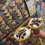 ジェラフル - 料理写真:チョコソースクリーム@538円