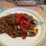 カレー専門店ターバン - 福神漬とレーズン