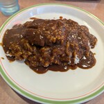 カレー専門店ターバン - チーズ＆ハンバーグのサービスカレー