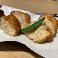 八吉 新宿西口店 - 海老真丈の挟み揚げ（980円）