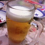 彩華 大阪上六店 - ビール（小）セットのもの・おかわり190円