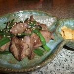 牛ハツの塩焼き