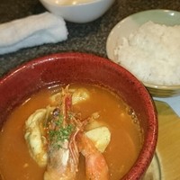 海のビストロ おかむら - ランチのブイヤベースとご飯