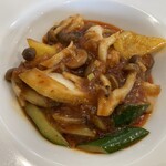 CHINESE DINING 瑞 - イカのチャイニーズスパイシー炒めアップ