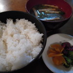 オレンジりんご - ご飯セット