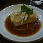 えん - 豆腐とホタテ柱の蒸し物