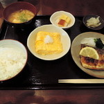 旬菜織部 - 2014.4鯖塩焼と出し巻き定食