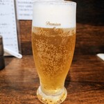 自家製麺 麺屋 利八 - アサヒ熟撰生（650円）