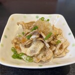 炭火焼鳥吉平 - 鶏皮ポン酢