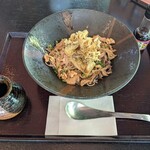 村民食堂 - 秋のぶっかけそば♪