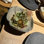 炭焼 おかげさん - 鶏油の揚げ出し豆腐