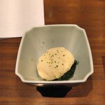 藁焼 みかん - 菊菜の白和え