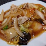 中華工房五色園 - 令和6年9月 ランチタイム(11:00〜14:00)
ワンコインランチ 税込500円
八宝菜、サラダ、ライス、スープ