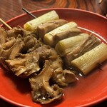 新橋お多幸 - つぶ貝とねぎま