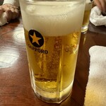 新橋お多幸 - 1杯目の黒ラベル