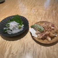 対馬のどぐろとイカ活き造り 博多 魚蔵 都ホテル店 - 