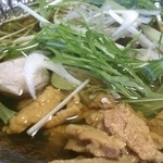 旅館　一乃松 - 夕食(海老団子と雲丹のお鍋)