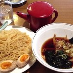 元祖中華つけ麺大王 - 大盛つけ麺600円＋味玉50円