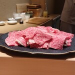 和 のぎ - 山形牛しゃぶしゃぶ 
      に使うお肉