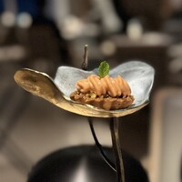 apothéose - ◉野菜のアミューズ(パプリカクスクス)