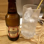 炭火焼きホルモン にく月 - 赤ホッピー