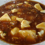 お手軽中華桃の木 - マーボー丼ワンタンセット