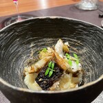 イル アオヤマ - 愛知県矢作川の天然鰻、リゾット