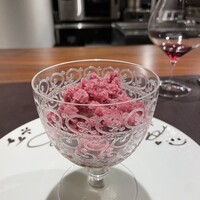 イル アオヤマ - ナガノパープル、和三盆のジェラート