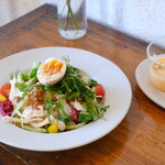 カフェヒュッテ - ヒュッテランチ（鶏のまぜご飯）