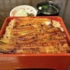 やしま - うな重（特上）ご飯大盛り、肝吸い、漬け物付き