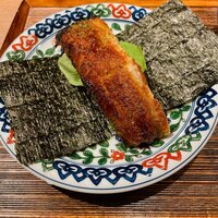 お料理 うち山 - うなぎとルッコラの手巻き
