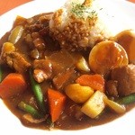 カフェ ブリーガーデン - カレーは野菜たっぷり