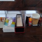 肉そば すみどや - 調味料