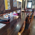 肉そば すみどや - カウンター席