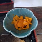 肉そば すみどや - 漬物