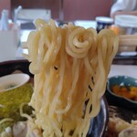 肉そば すみどや - 麺