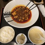 松の樹 - 陳麻婆豆腐（小ライス・スープ付き）