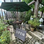 モクモク - テラス入口