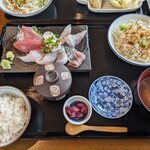宇迦の穂 - 料理写真:お刺身盛合せ定食　1,480円