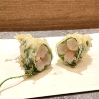 天 よこた - 甘海老 大葉