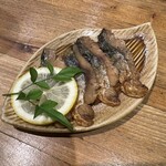 あ麺んぼ - 塩漬けなので当然だがやや塩味キツめ
