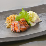 h Setagaya Fanronyu Xen - くらげ、チャーシュー、蒸し鶏の前菜