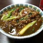 山為食堂 - 肉カレーうどん。